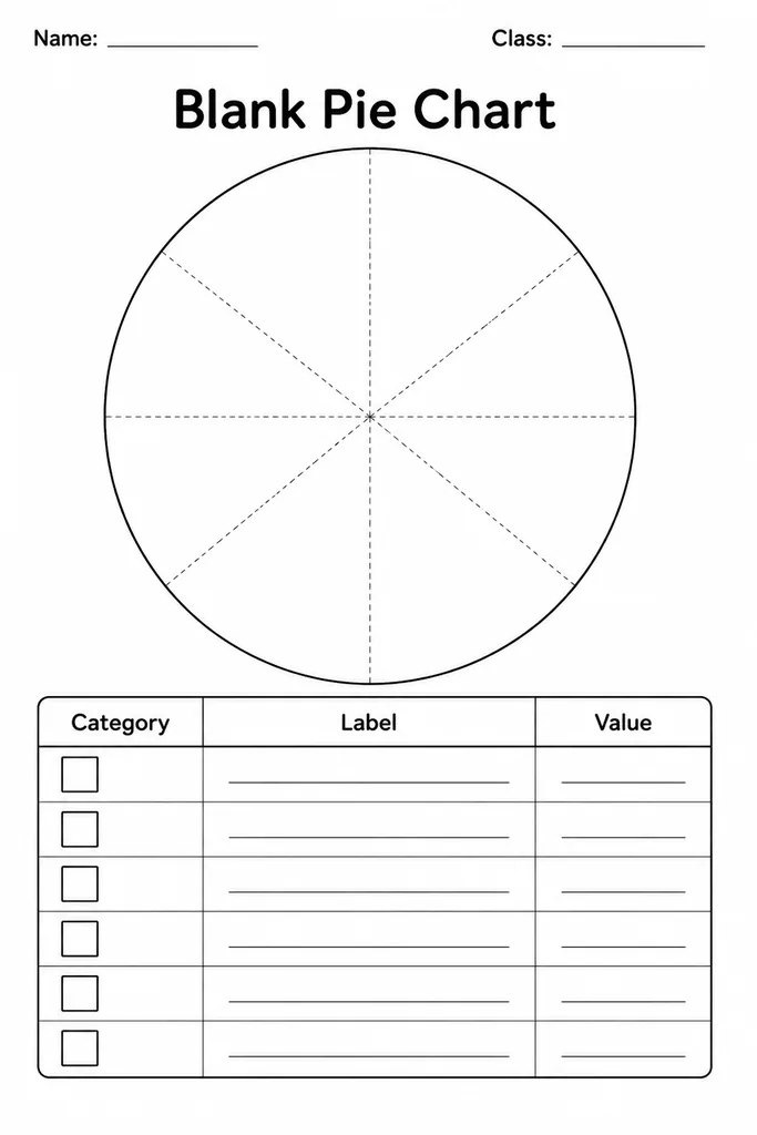 Blank Pie Chart