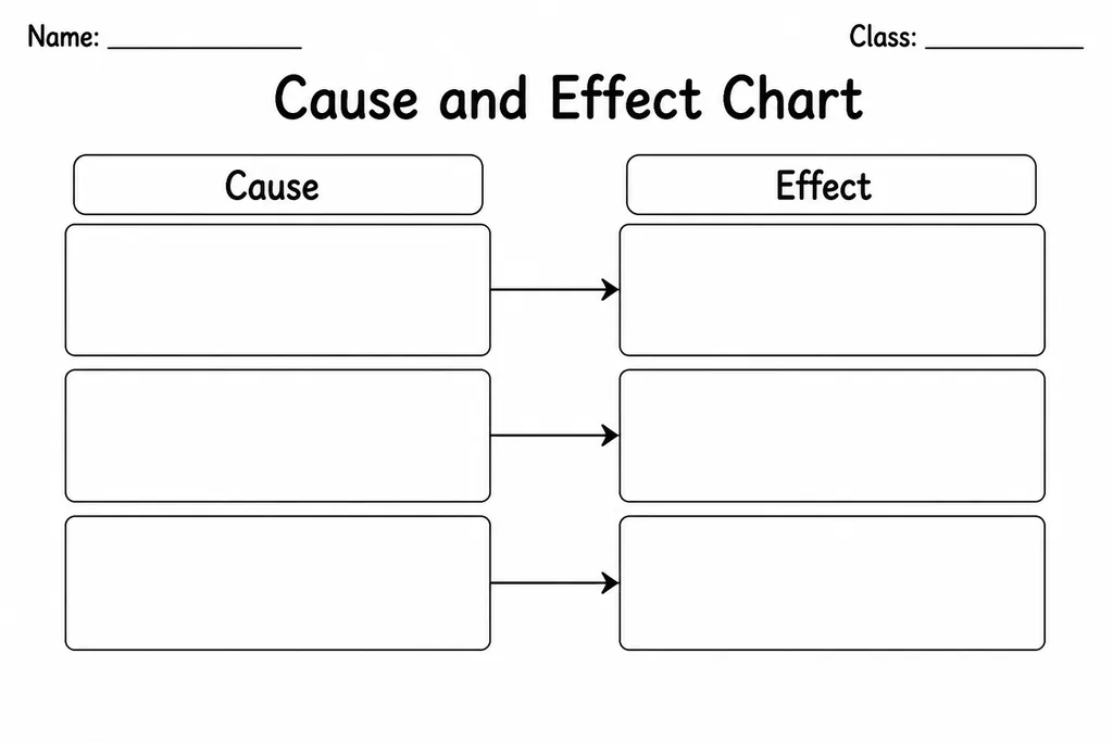 Cause and Effect Chart