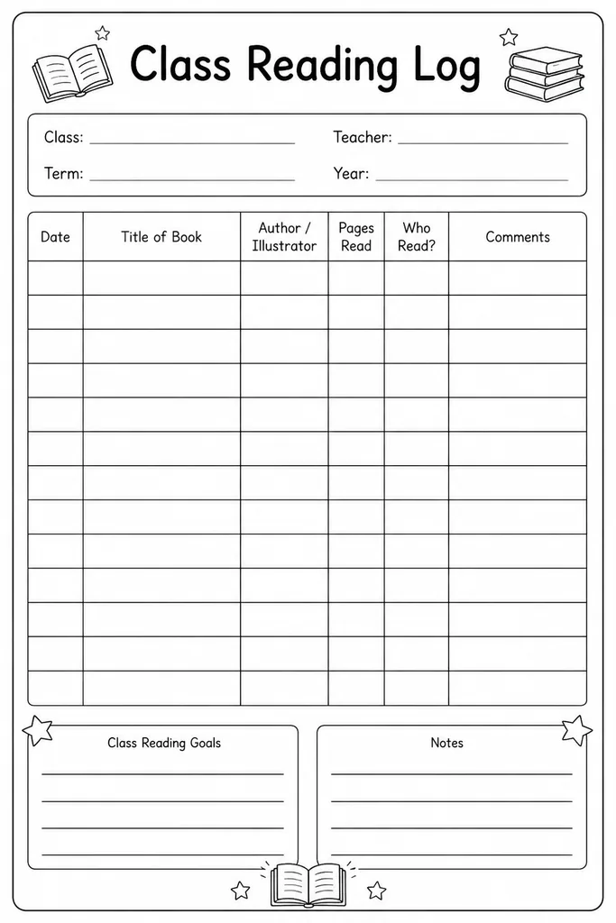 Class Reading Log
