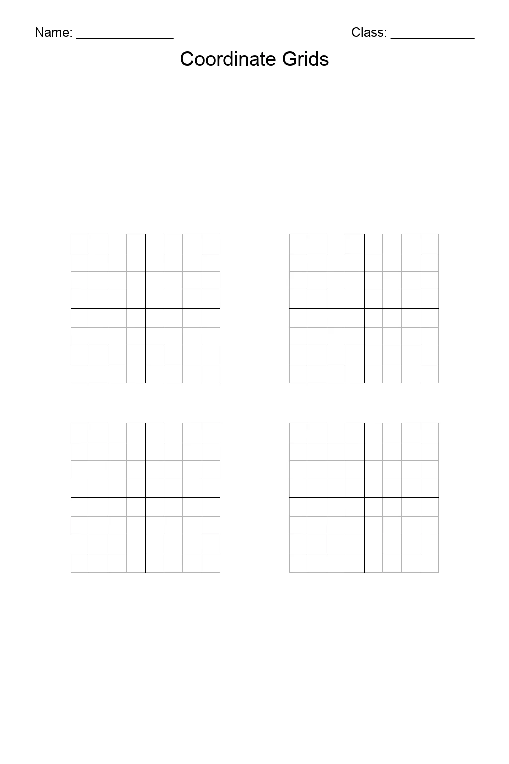 Coordinate Grid — Multi (Small)