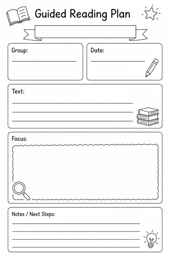 Guided Reading Plan