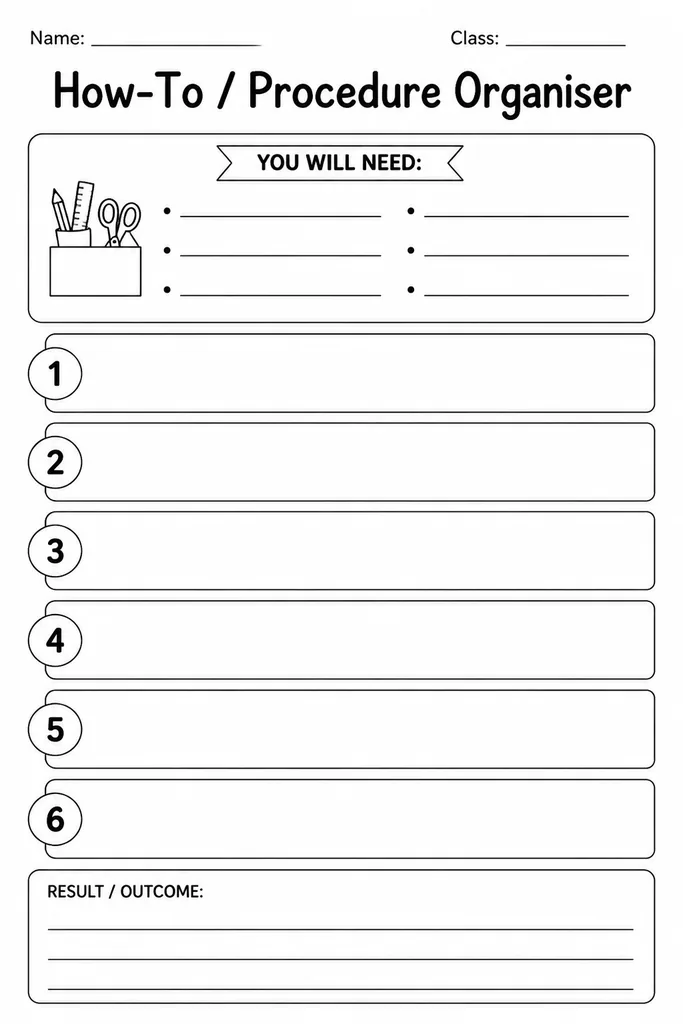 How-To / Procedure Organiser