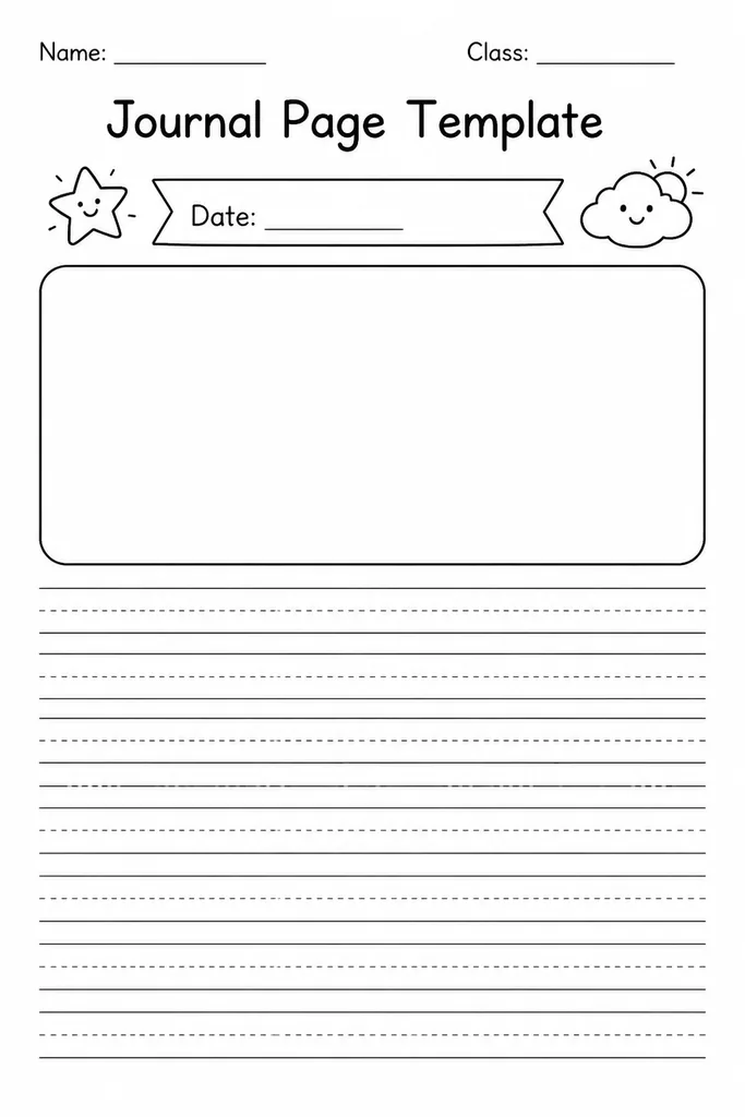Journal Page Template