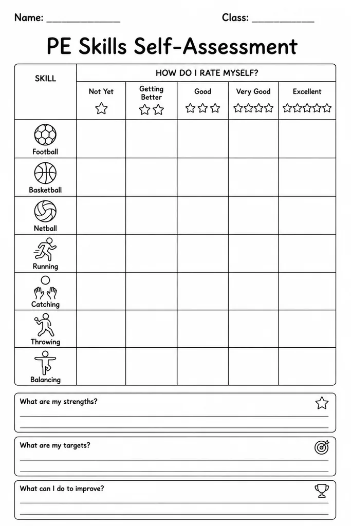 PE Skills Self-Assessment