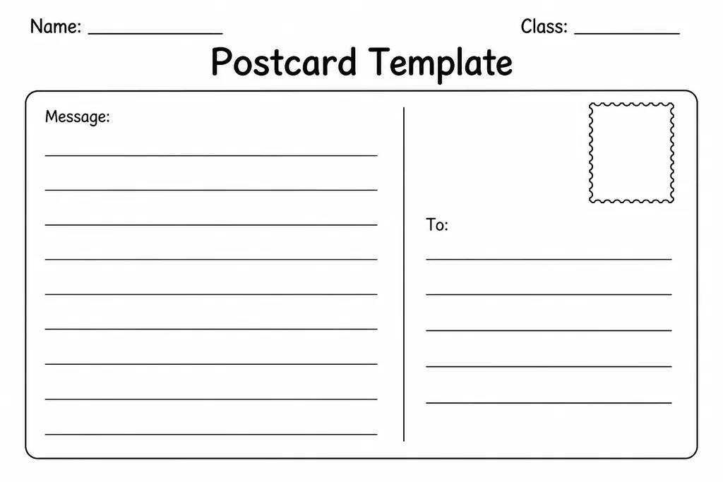 Postcard Template
