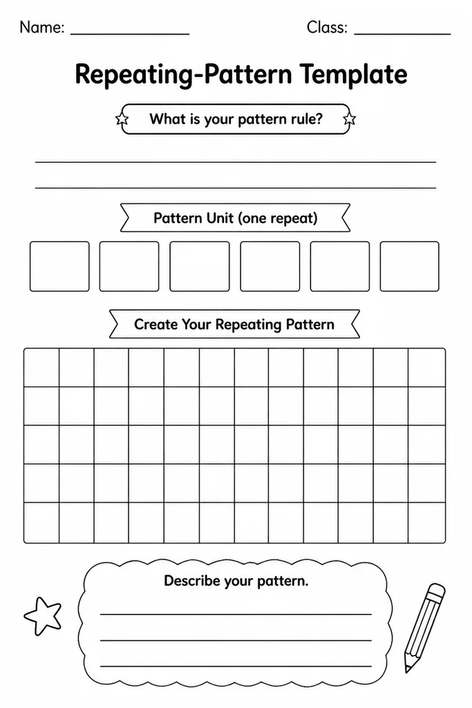 Repeating-Pattern Template