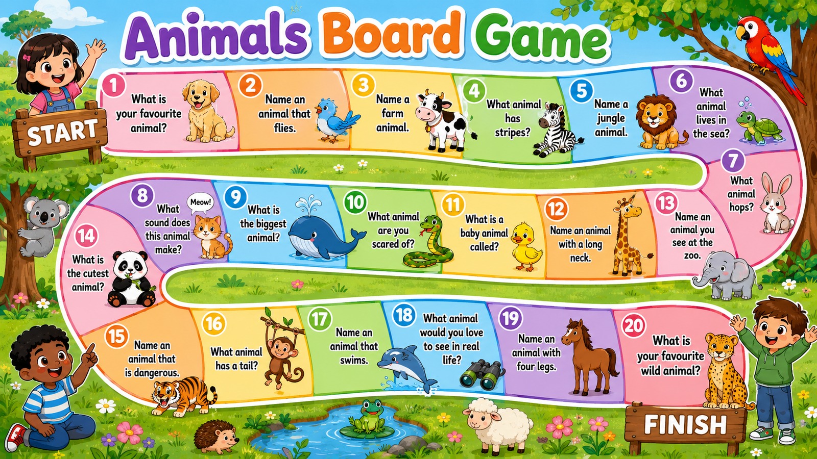 Vocabulary Board Games Pack